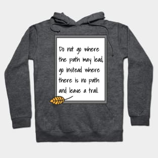 Ralph Waldo Emerson Quote Hoodie